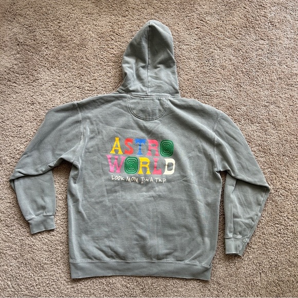 Astroworld Theta Kappa Phi Shake Day Gray Hoodie Size Large - Picture 2 of 6